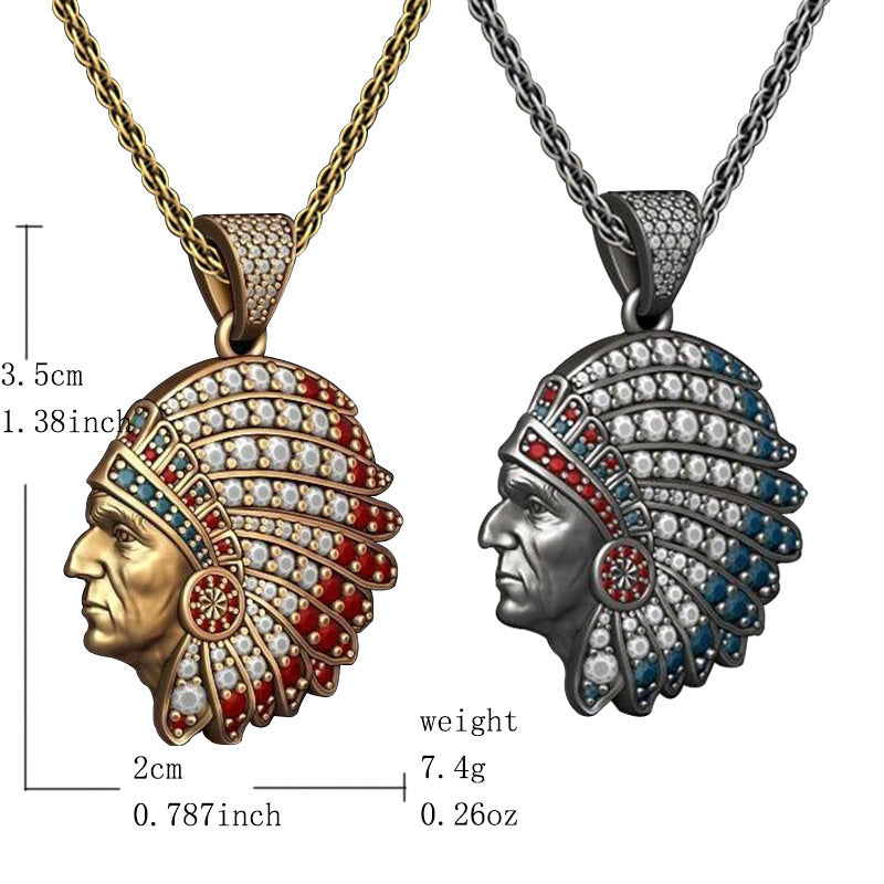 Wholesale Vintage Indian Chieftain Necklaces